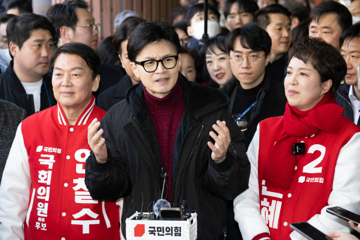 발언하는 한동훈 비상대책위원장. 연합뉴스 