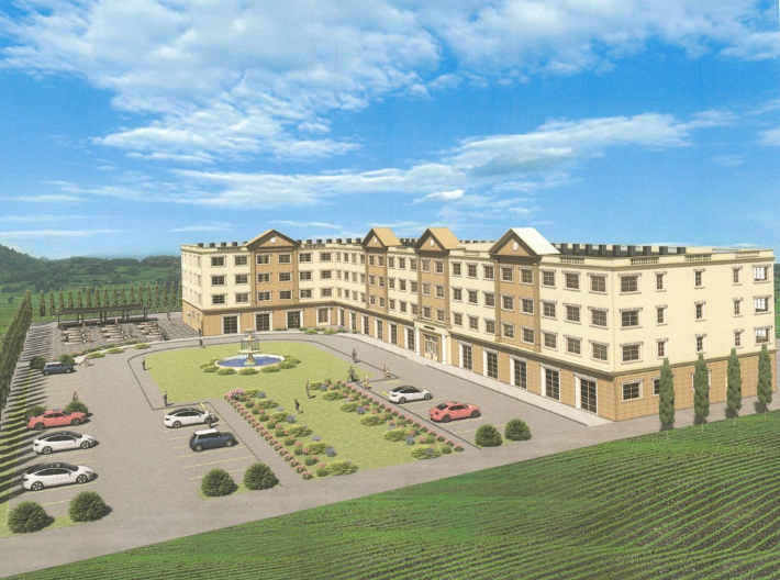 무주 옛 용포공예원 부지에 건립하는 교육연수시설 조감도. 무주군 제공