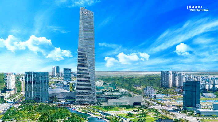 포스코인터내셔널 송도사옥. 포스코인터내셔널 제공
