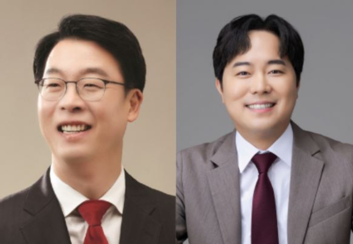 국민의힘 부산 서·동구 경선에서 결선에 오른 곽규택(왼쪽)·김인규(오른쪽) 예비후보. 각 후보 캠프 제공