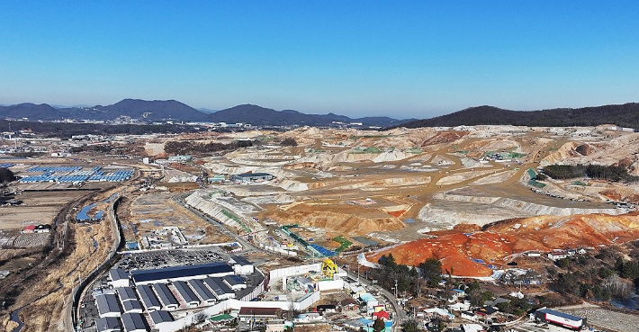 경기도 용인시 처인구 원삼면 용인반도체클러스터 부지 모습. 연합뉴스