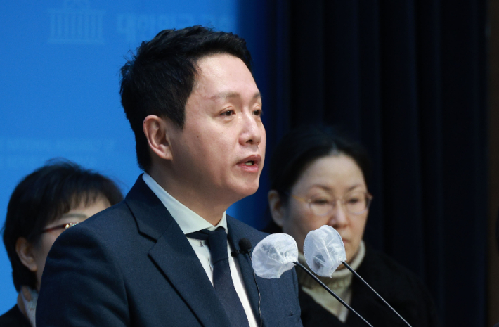 민주연합 비례대표 후보 지원한 임태훈 전 군인권센터 소장. 연합뉴스