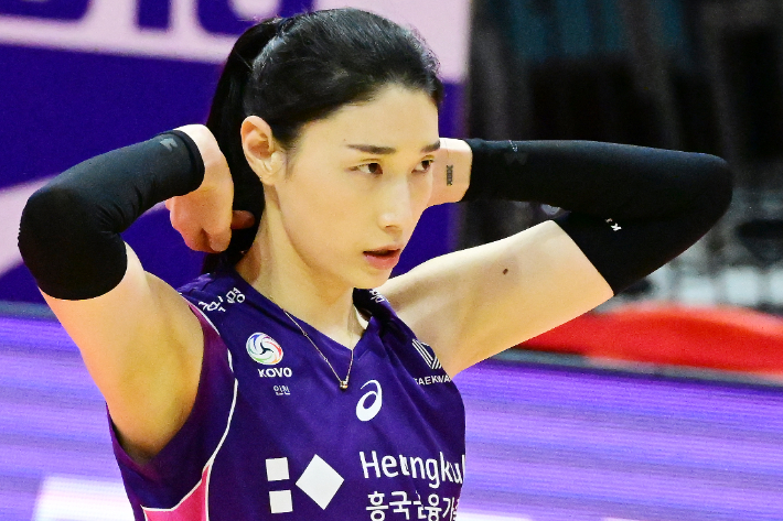 흥국생명 김연경. KOVO 제공