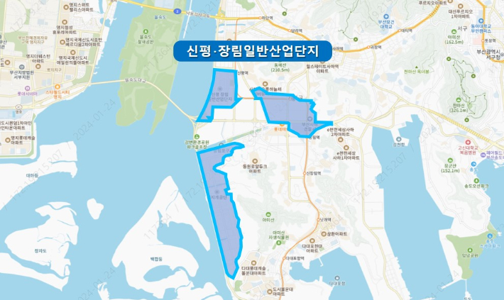 신평·장림일반산업단지가 노후거점산단 경쟁력강화사업지구로 지정됐다.  부산시 제공