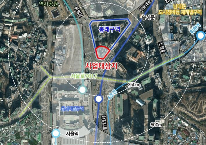 사업대상지 위치도. 서울시 제공 