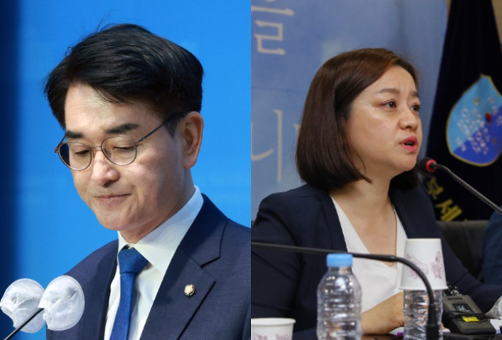 더불어민주당은 박용진 의원·조수진 변호사. 연합뉴스