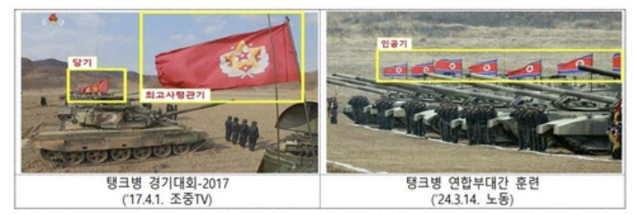 사라진 북한 최고사령관기 '원수별'. 통일부 제공