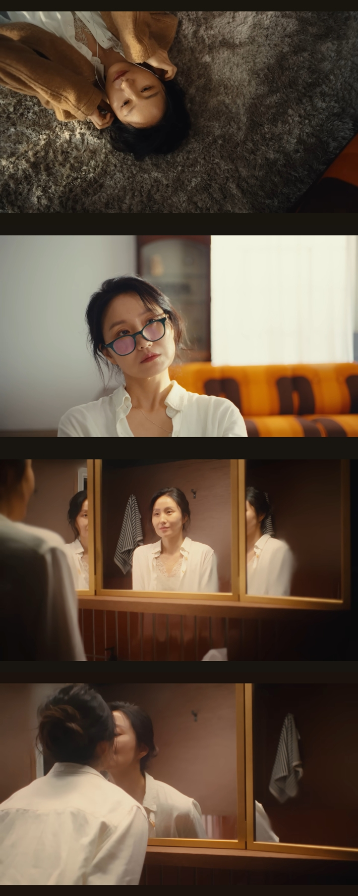 옥상달빛 타이틀곡 '다이빙' 뮤직비디오에는 40대 배우 김소진이 출연한다. '다이빙' 뮤직비디오 캡처