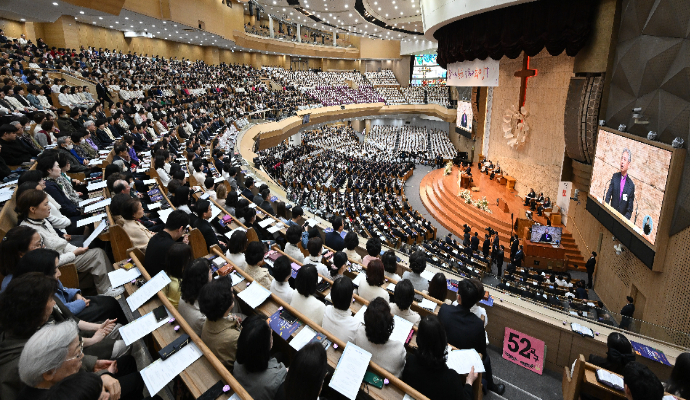 68개 교단이 함께 부활절 연합예배를 드렸다. 