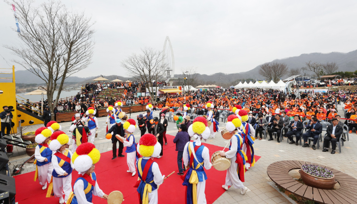 2024 임실 옥정호 벚꽃축제. 임실군 제공