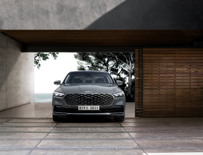 The 2024 K9 외장. 기아 제공