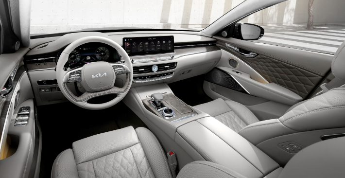 The 2024 K9 내장. 기아 제공