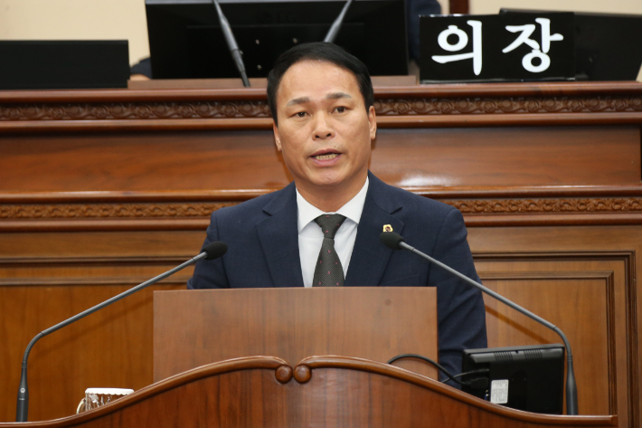 박기영 강원특별자치도의회 안전건설위원장. 강원도의회 제공 