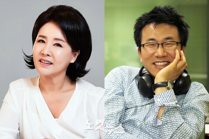배우 선우은숙(왼쪽)과 아나운서 유영재. 스타잇엔터테인먼트 제공·노컷뉴스 자료사진