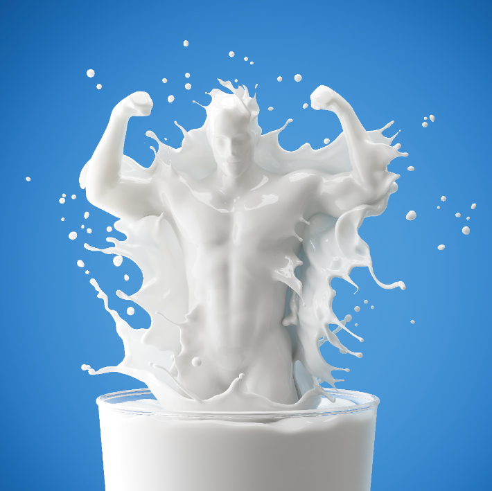 우유의 건강을 강조하는 홍보이미지. 우유자조금관리위원회 제공