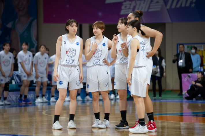 WKBL 올스타전에 나섰던 일본 라이징 스타. WKBL 제공