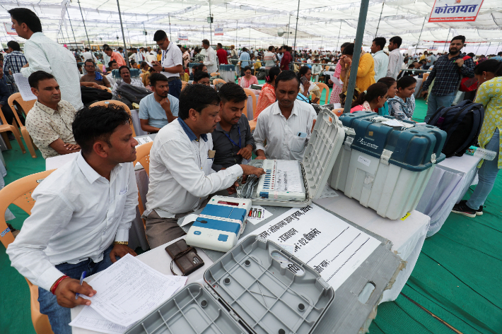'유권자 9억 7천만명' 인도, 오늘부터 44일간 총선 시작