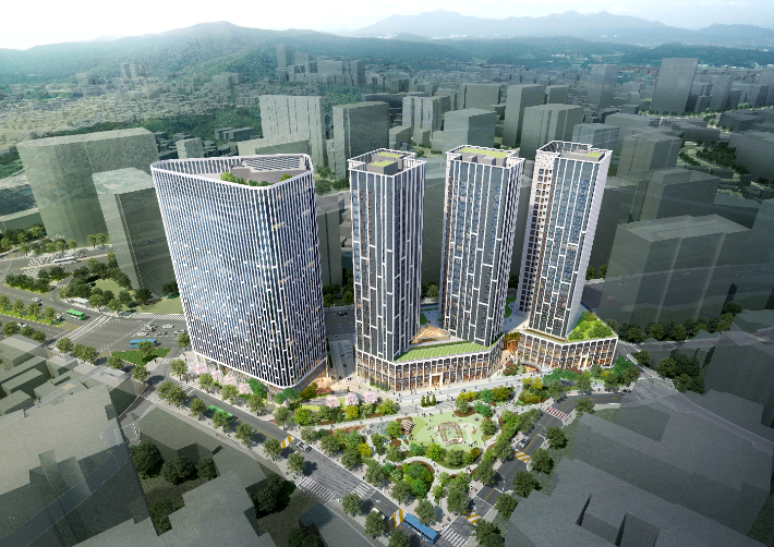 마포로 5구역 10·11지구 도시정비형 재개발사업 조감도. 서울시 제공 