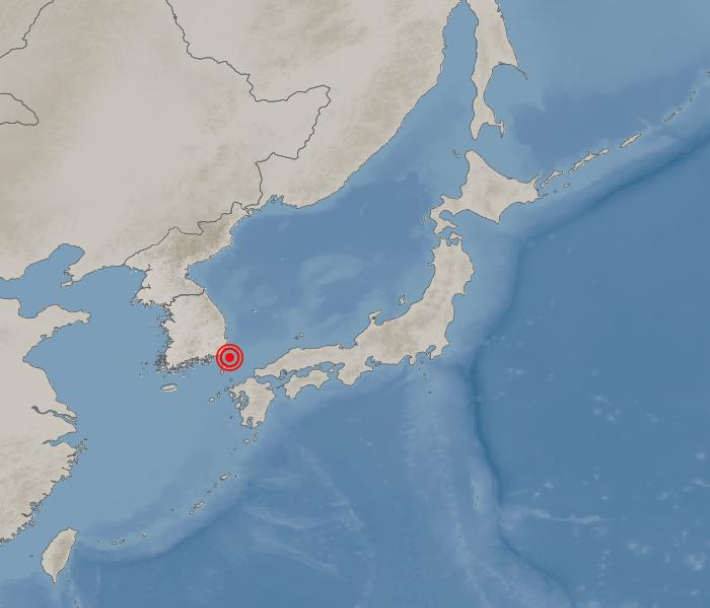 19일 밤 11시27분쯤 일본 대마도 해역 인근에서 3.9 규모 지진이 발생했다. 기상청 홈페이지