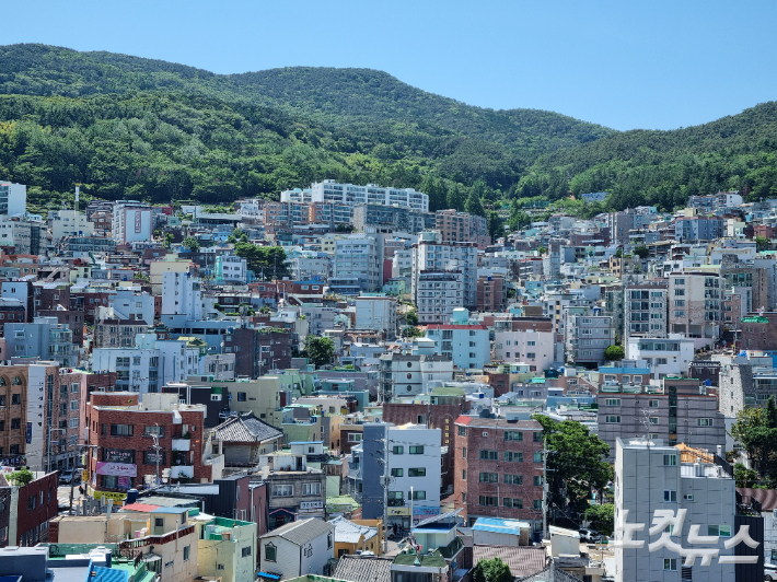 부산 원도심 전경. 김혜민 기자 