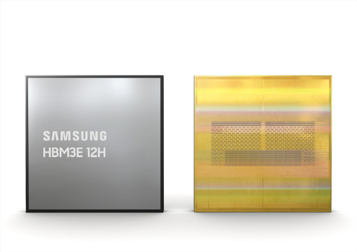 삼성전자의 36GB HBM3E 12H D램. 연합뉴스