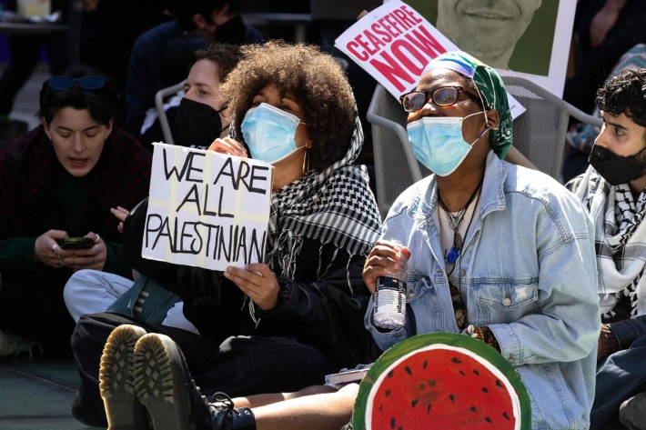 최근 미국 대학가에는 가자지구 휴전 및 이스라엘과 거리두기를 촉구하는 시위가 확산되는 추세다. 연합뉴스