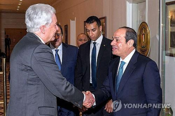 [이집트 대통령실 제공/AFP 연합뉴스]