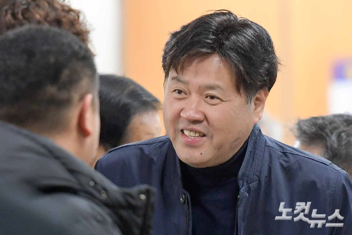 김용 전 민주연구원 부원장. 박종민 기자