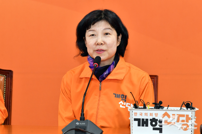 양정숙 개혁신당 의원. 윤창원 기자