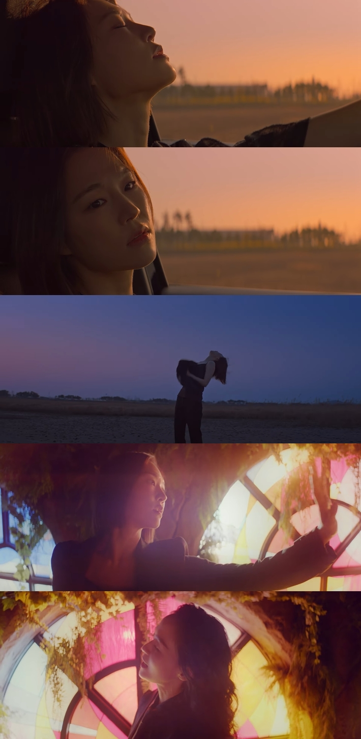 타이틀곡 중 하나인 '장밋빛 인생' 뮤직비디오에는 배우 한예리가 출연했다. '장밋빛 인생' 뮤직비디오 캡처