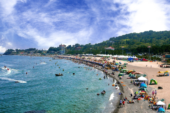 경주 오류고아라 해변 전경. 경주시 제공