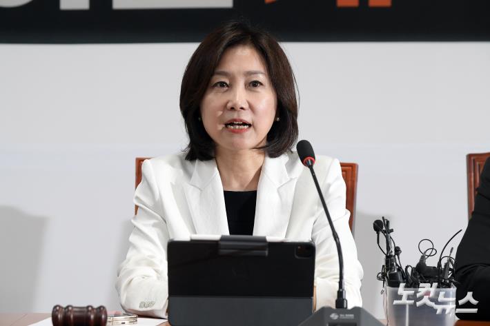 모두발언하는 허은아 대표