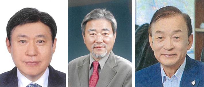 경주시 문화상 수상자인 손영규, 이용호, 한주식씨(왼쪽부터). 경주시 제공