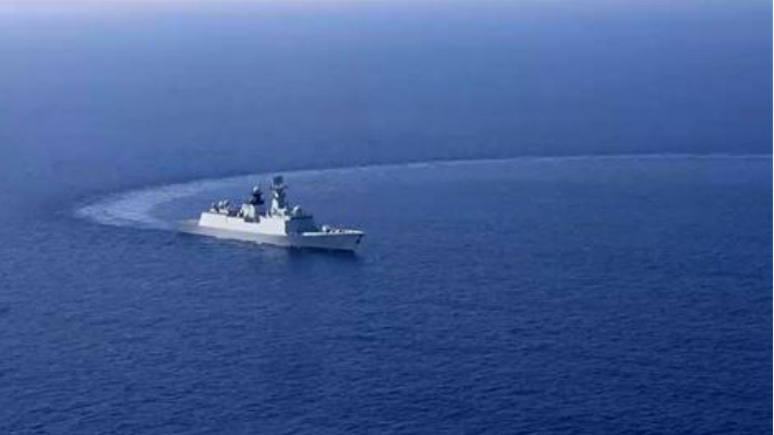 중국 해군의 대만해협 군사훈련. 연합뉴스 