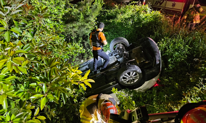 사고 현장 모습. 제주도소방안전본부 제공