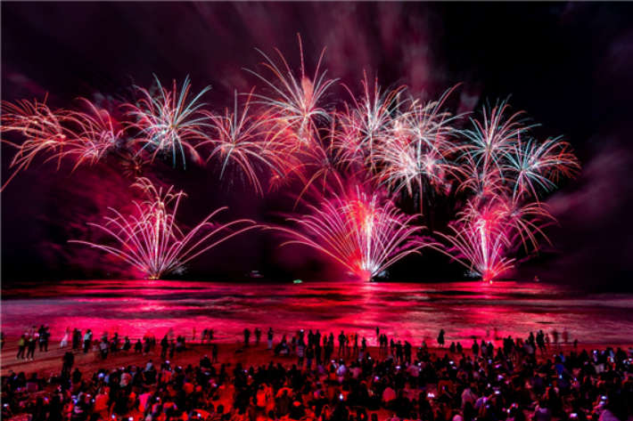 호주 Skylighter팀 연출 사진. 포항시 제공