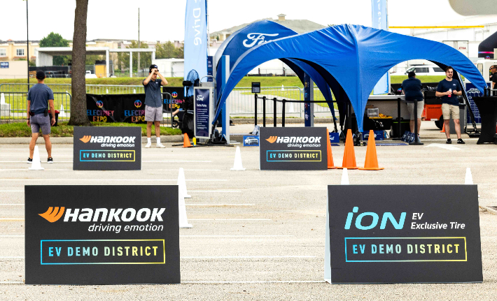 지난 3월 한국타이어의 일렉트리파이 엑스포 올랜도 행사. 한국타이어 제공