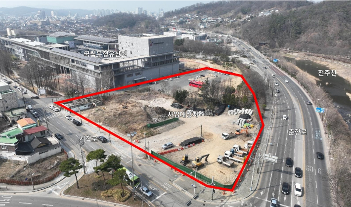 어린이 무형유산전당 건립 예정 부지. 국립무형유산원 제공