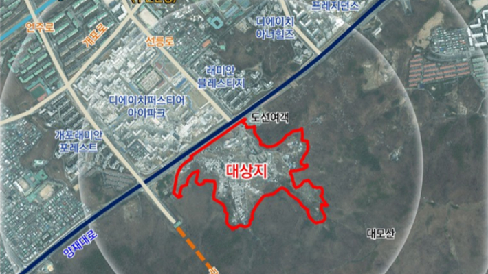 구룡마을 위치. 서울시 제공 