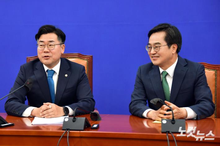 김동연 경기지사 접견하는 박찬대 원내대표