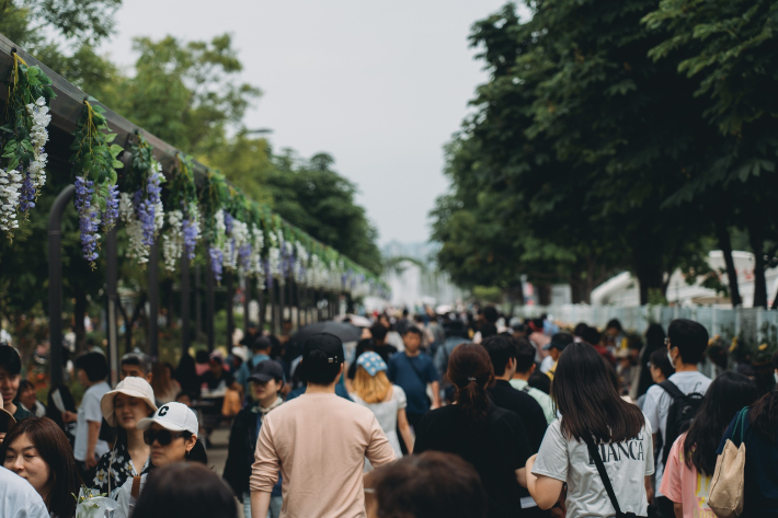 2024 서울국제정원박람회에 방문한 관람객들. 서울시 제공 