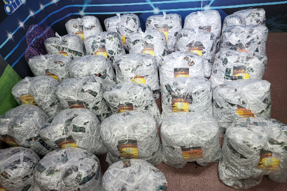 지난 2022년 살포된 대북 전단. 연합뉴스 