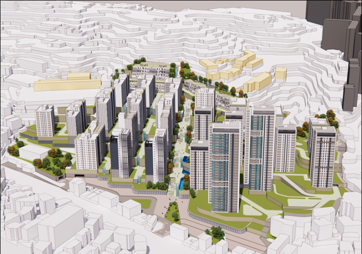 성북1 공공재개발 정비계획 조감도. 서울시 제공 