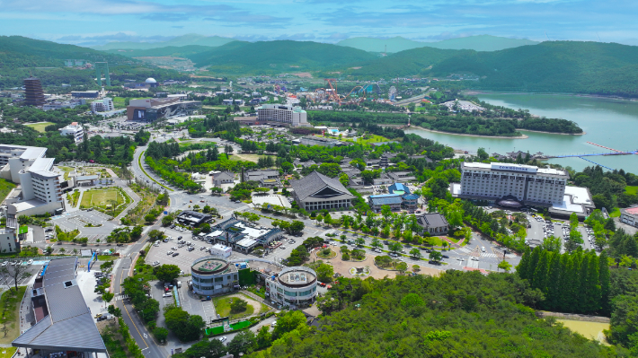 경주보문관광단지 전경. 경주시 제공