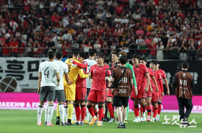 중국에 1-0 승리한 축구대표팀