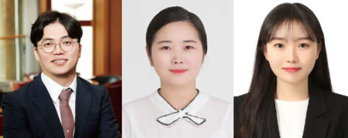 왼쪽부터 지역의약품안전센터 강민규 센터장, 윤미선 연구원, 최영주 연구원. 충북대병원 제공
