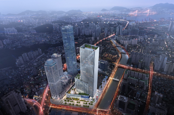 문현금융단지. 부산시 제공