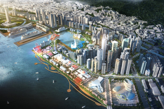 북항재개발지역(2단계). 부산시 제공