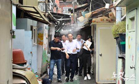 국민의힘 추경호 원내대표, 여름철 재난안전대비 현장점검