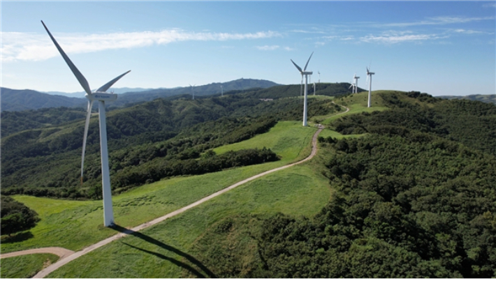 강원풍력발전단지 전경. IBK기업은행 제공